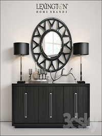 Lexington Targa Buffet & Esprit Round Mirror
