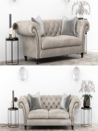 Club Chesterfield sofa set