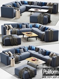 Poliform Bolton Sofa corner sofa Tribeca Dama