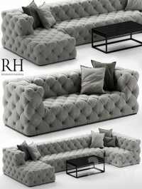 Sofa rh soho tufted