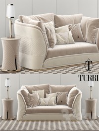 Turri Vogue sofa set