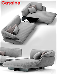 Sofa cassina 550 BEAM SOFA SYSTEM