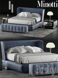 Minotti creed bed