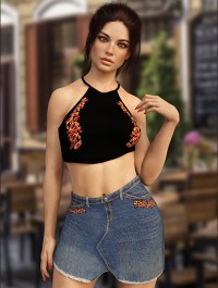 X-Fashion Bandage Outfit for Genesis 8 Females by xtrart-3d