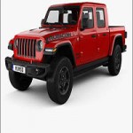 Jeep Gladiator (JT) Rubicon 2020 3D model