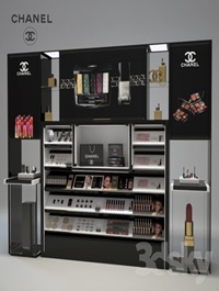 Chanel Cosmetics Display