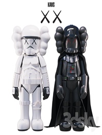 KAWS Stormtrooper Darth Vader