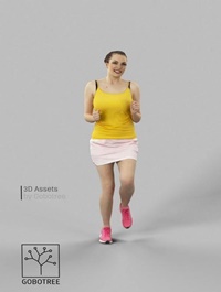 Dominica Sportswear Running Woman 3D