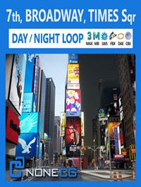 NYC Broadway,7th Av, Times Square