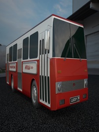 Turbosquid City bus arrow 3D model