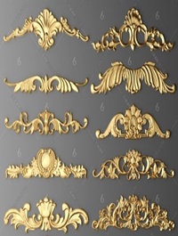 European carved plaster 02