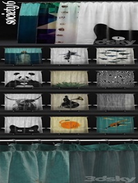 Shower curtains from Society6