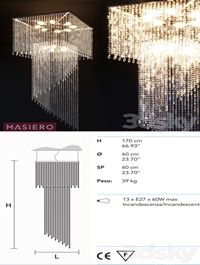 Masiero VE Chandelier