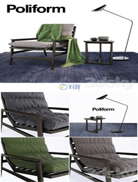 Armchair POLIFORM IPANEMA