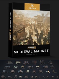 Kitbash3D Props: Medieval Market