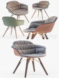 Bontempi Mood covered armchair