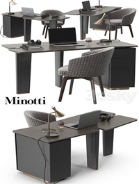 Minotti Jacob desk set