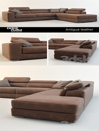 Sofa Antigua leather Ditre Italia