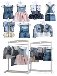 Jeans dresses for a little princesse