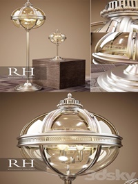 RH VICTORIAN HOTEL FLOOR LAMP DESK LAMP