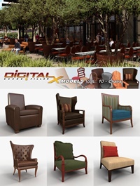 DIGITALXMODELS 3D MODEL COLLECTION VOLUME 10 - CHAIRS