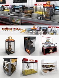 DIGITALXMODELS 3D MODEL COLLECTION VOLUME 09 - CONCESSIONS