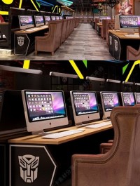 Internet cafe public area design 02