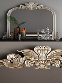 Haversham Overmantel Mirror
