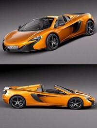 McLaren 650S 2015 3D Model
