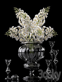 DECORATIVE FLOWER VASE SET 6