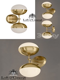 Sconce Copper Light Bra Duos Brass
