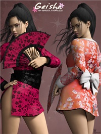 Geisha for Genesis 3 Females