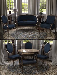 Vintage Furniture Iray