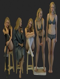 Anastasia Sexy Pose 3D model