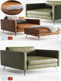 BoConcept, Osaka, Scandinavian, Armchair