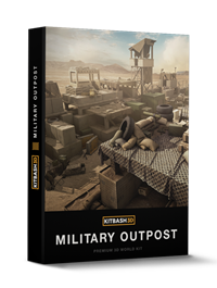KITBASH 3D Military Outpost