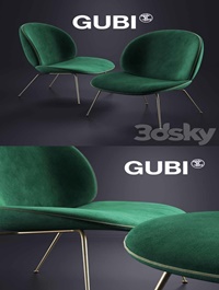 GUBI, Beetle, Lounge ,Chair