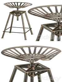 Charlie Industrial Metal Design stool