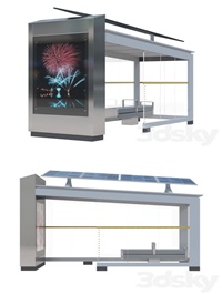 City bus shelter