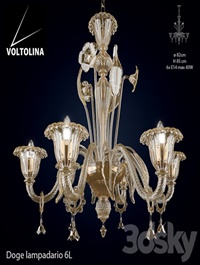 Voltolina Lampadario Doge 6L