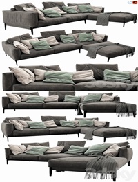 Flexform Romeo Chaise Lounge