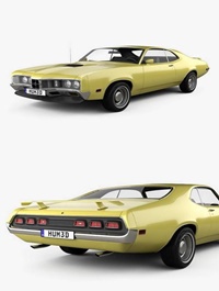 Mercury, Montego, Coupe, 1970 ,3D ,model