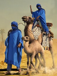 dForce Moroccan Blue Man Outfit for Genesis 8 Male(s)