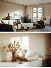 Interior Scene Livingroom By NicNguyen