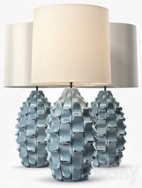 LuxDeco Bayern Table Lamp Turquoise Base