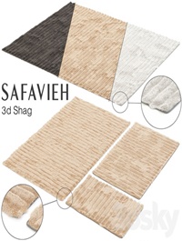 SAFAVIEH 3D SHAG SET