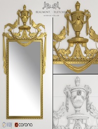 Beaumont & Fletcher Adam mirror