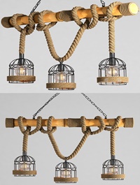 Chandelier Loft Rope Chandelier