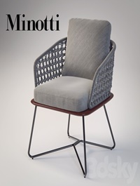 Minotti rivera little armchair