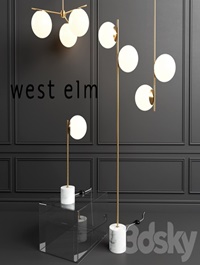 WEST ELM Sphere Lamp